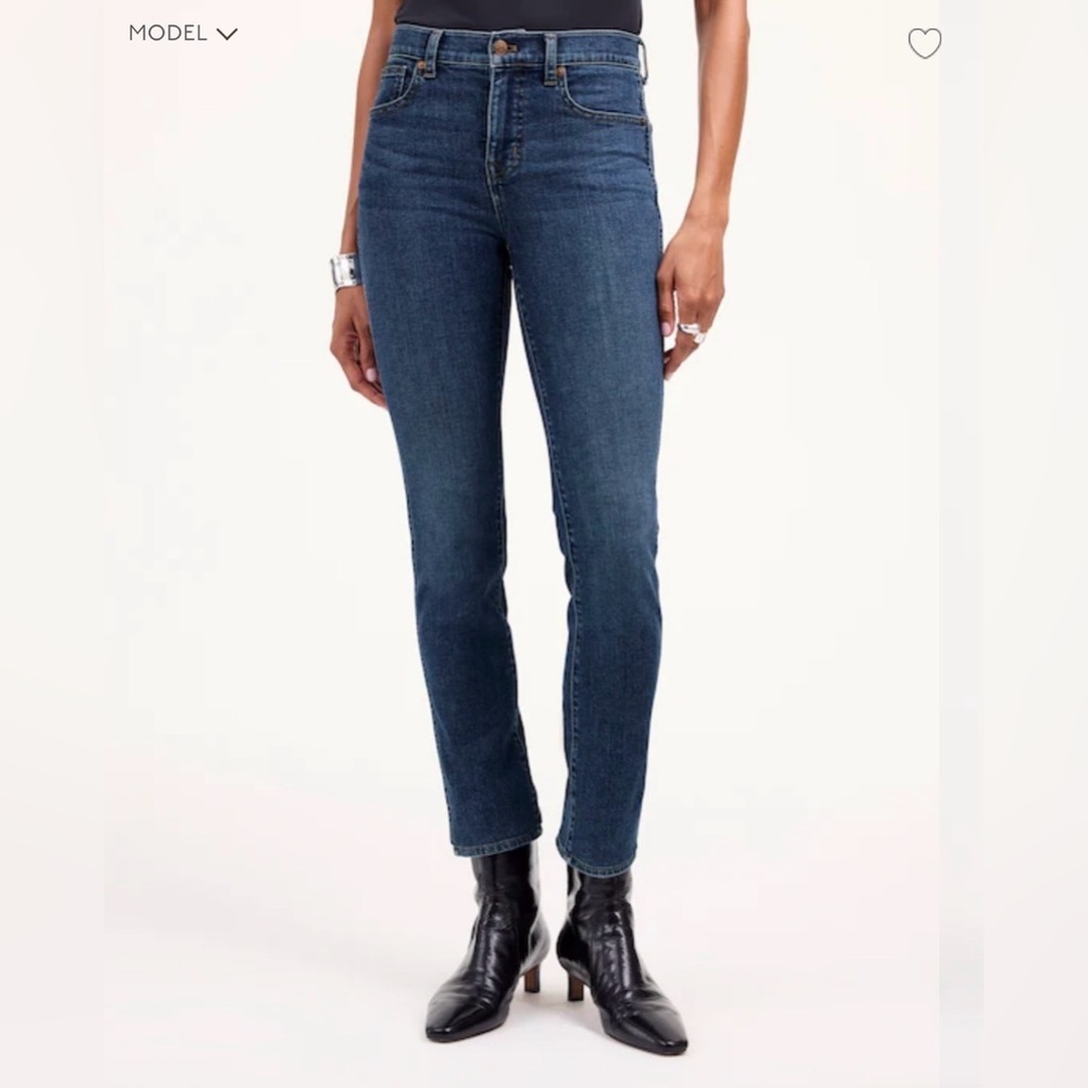 Madewell Classic Blue Women's Jeans Mid - rise Stovepipe size 27 99% cotton